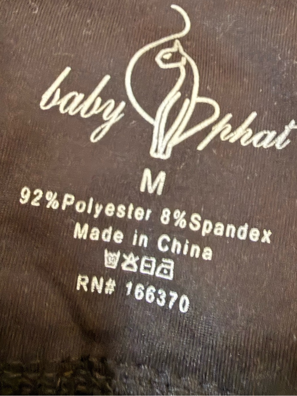 Baby Phat Black Flared Leggings with Logo Waistband - Picture 4 of 6